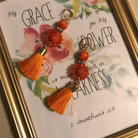 🖐HANDMADE EARRINGS 🖐 - Picture 3 of 4